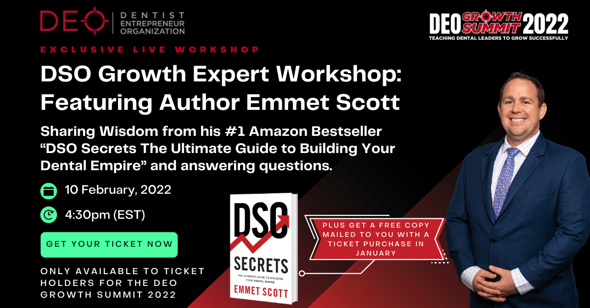 Access Exclusive DSO Growth Expert Workshop with Emmet Scott